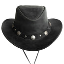 Lesa Collection Bullring Leather Cowboy Hat for Men & Wome