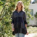 Young Threads - 3/4 Ruffle Sleeves Western Blouse Top (New Color)