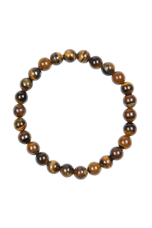 Ole - Tiger Eye Stone Stretch Men Bracelet B3234
