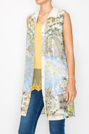 Origami Apparel ~ Lace and Crochet inspired - OLS-4756BG-RENASSIAN