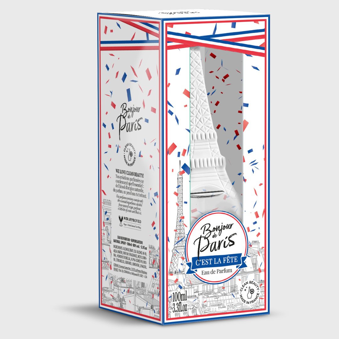 Bonjour de Paris C’est la Fête Eau de Parfum 100ml – Women’s French Perfume by Scents of Europe