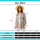 YOUNG THREADS - Western Kimono Top In Overdyed Mix N Match Patches