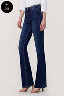 VERVET by FLYING MONKEY - PLUS SIZE HIGH RISE BOOTCUT JEANS T5351-P