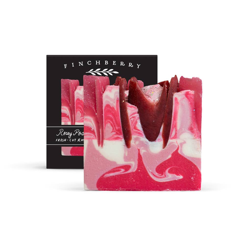 FinchBerry - Rosey Posey Vegan-friendly Gluten-free Boxed Soap