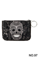 Ole - Skull Printed Coin Purse HB0665 - NO.97