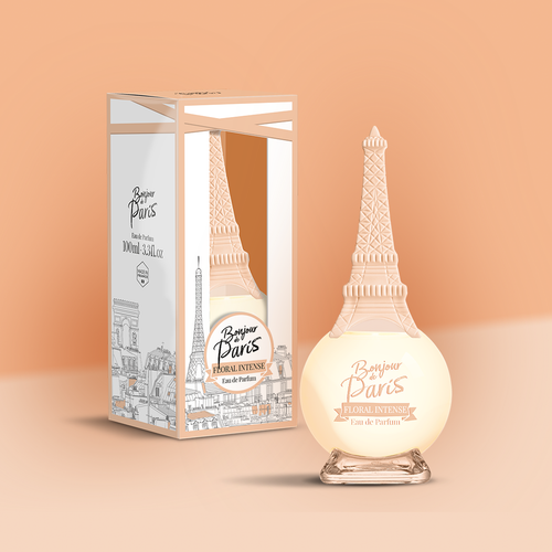 Bonjour de Paris - Distributed by Scents of Europe - Eau de Parfum - Intense Floral - 3.3 oz (100ml)