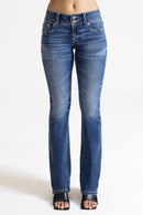 Miss Me - M3636B95V- 32" midrise bootcut jeans