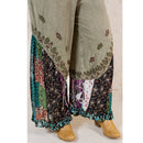 Young Threads - Boho Overdyed Rayon Bellbottom Pants : Gravel / PLUS (XL-1X-2X-3X 1-2-2-1)