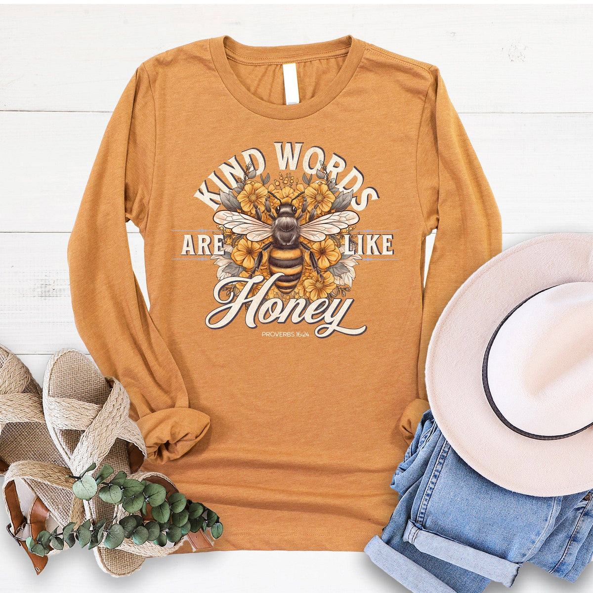 Love in Faith - Kind Words Are Like Honey Long Sleeve