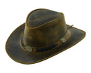 Lesa collection inc - Sahara Leather Hats Western Style for Men and Women shapeabl