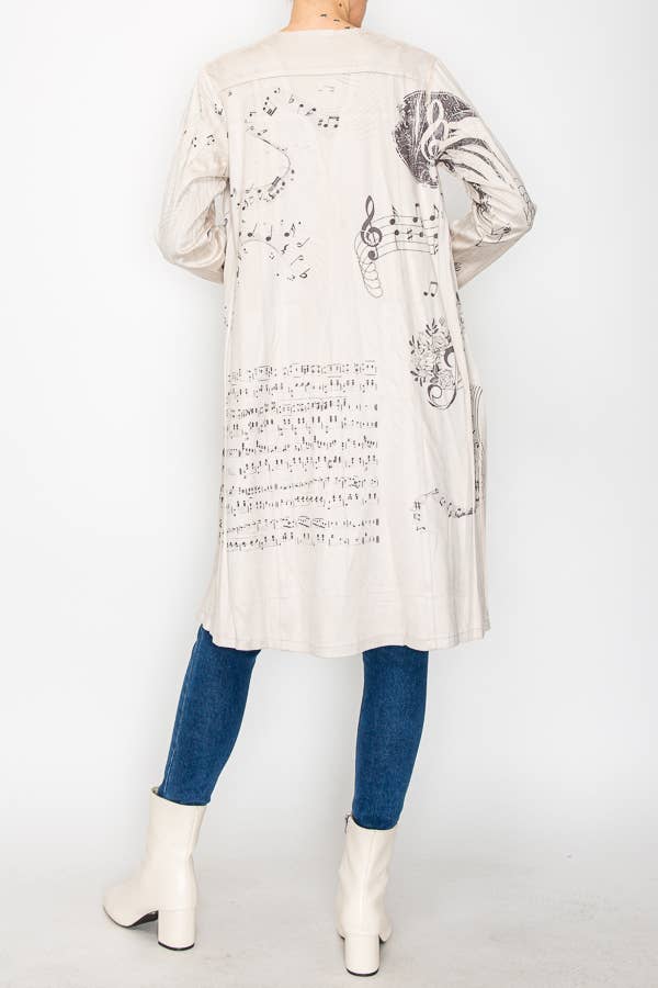 Origami Apparel ~ Lace and Crochet inspired - OLS-4731BG-BK SCALE