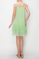 Origami Apparel ~ Lace and Crochet inspired - OLS-4672 APPLE GREEN