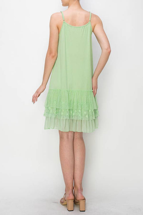 Origami Apparel ~ Lace and Crochet inspired - OLS-4672 APPLE GREEN