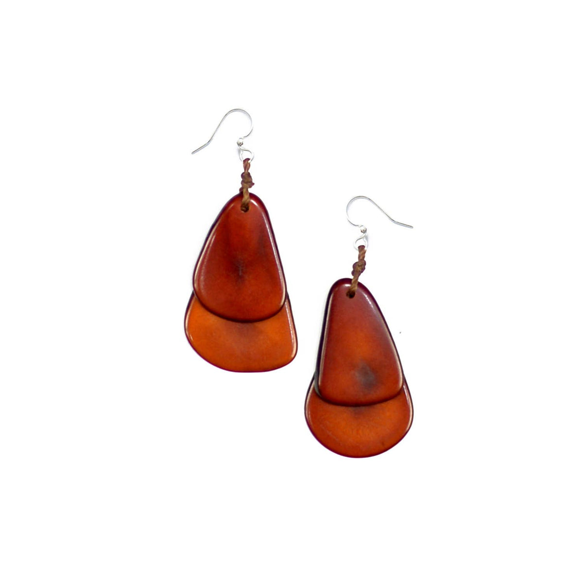 Organic Tagua Jewelry - Fiesta Earrings