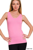 42POPS - ",,,..._ 2 Way V-neck/Scoop neck Seamless Tank