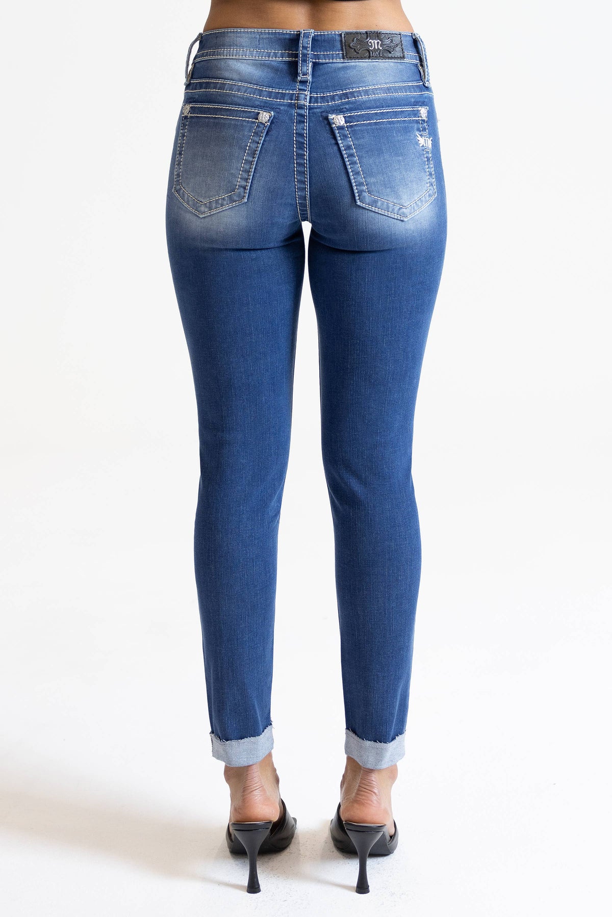Miss Me-Mid-Rise Ankle Skinny Jeans