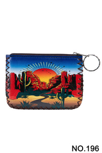 Ole - Desert Sunset Printed Coin Purse HB0665 - NO.196