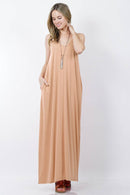 42POPS - `.42pops Maxi Dress w/ adjustable strap & pockets