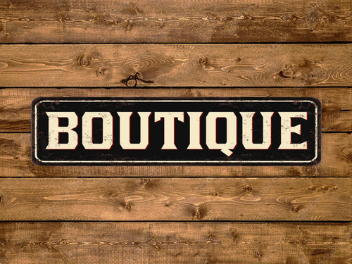 Game Time Prints - Boutique Street Sign Vintage Style
