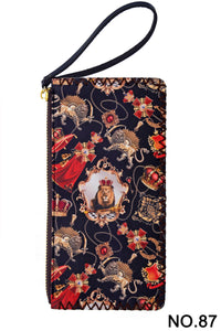 Ole - Crowned Lion Printed Wristlet HB0581 - NO.87