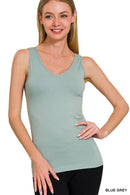 42POPS - ",,..2 Way V-neck/Scoop neck Seamless Tank