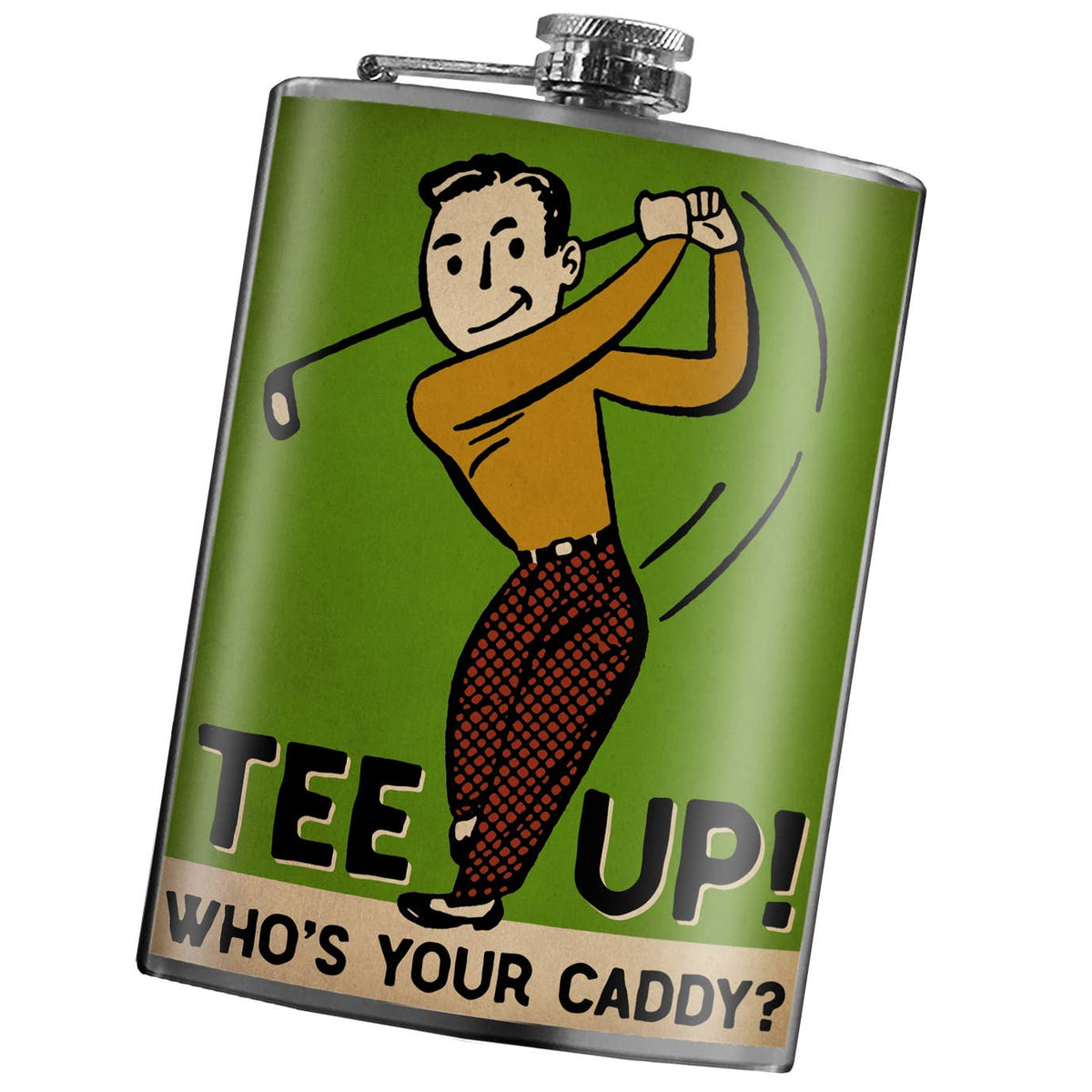 Lucky Jack “Who’s Your Caddy?” Golf Flask