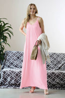 42POPS - `.42pops Maxi Dress w/ adjustable strap & pockets