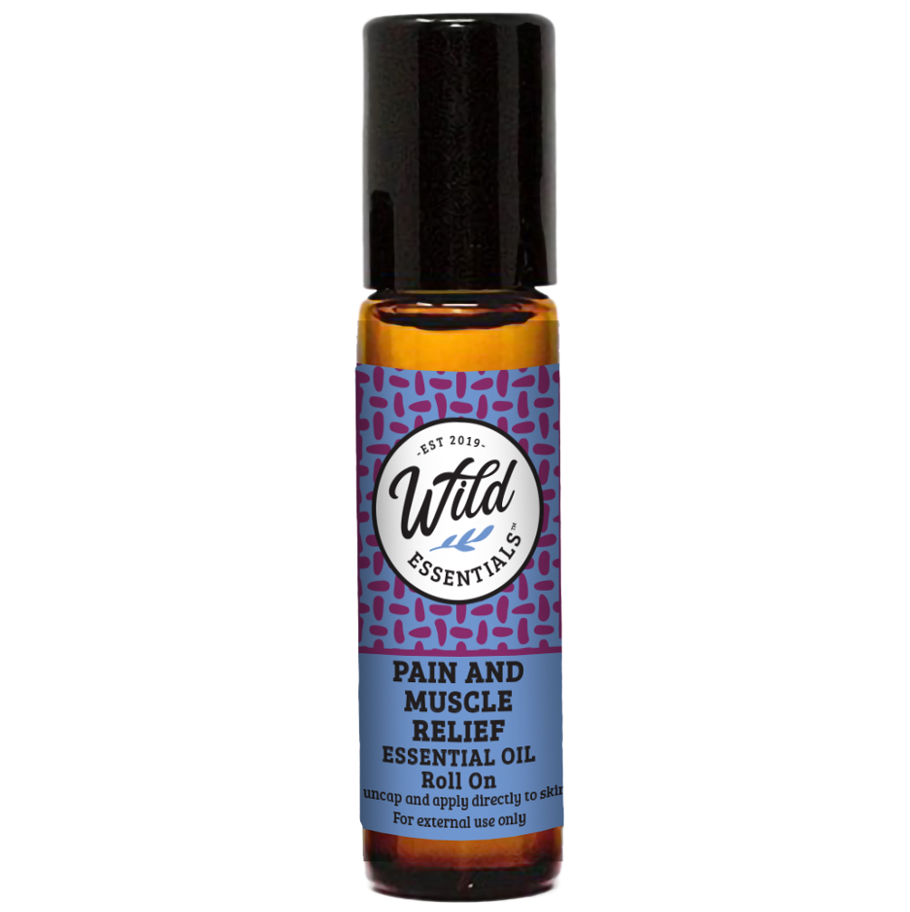 Wild Essentials - Pain & Muscle Relief Essential Oil Roll On - 10ml
