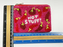 Ole - DOG MOM Beaded Mani Coin Purse