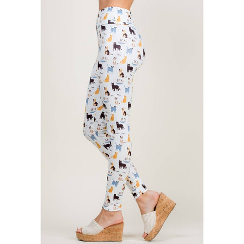 LA Soul - Colorful Cat Print Legging