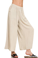 42POPS - '.....Woven Elastic Band Pants With Pocket