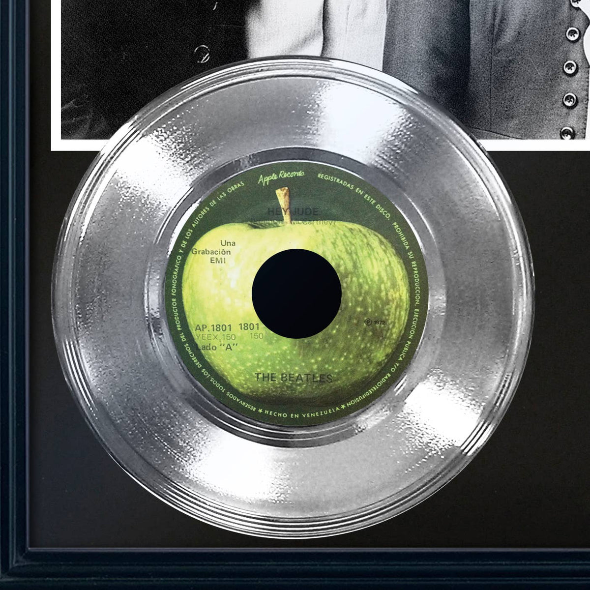 Gold Record Outlet - Beatles "Hey Jude" Framed Record Display