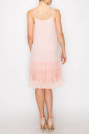 Origami Apparel ~ Lace and Crochet inspired - OLS-4672PINK
