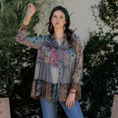 Young Threads - Limited Edition Sweater Knit Jhabla Top with Graceful Tiers