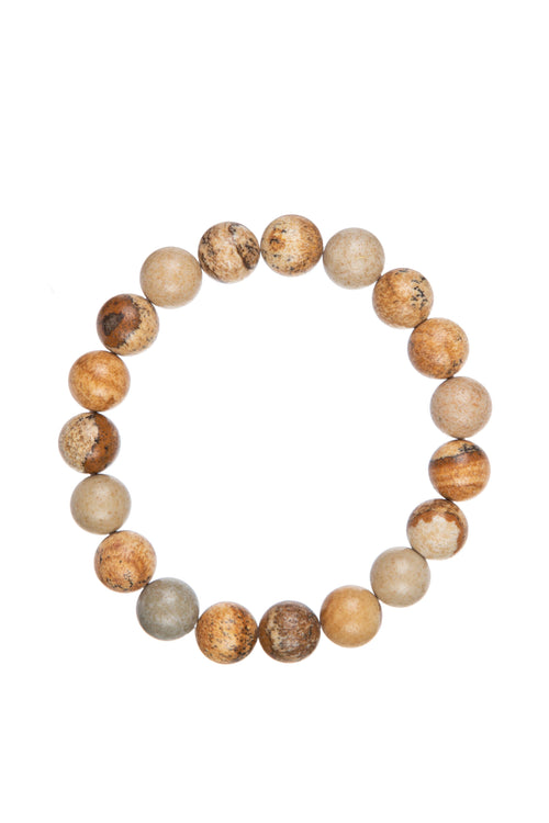 Ole - Picture Jasper Stone Bracelet B1588-GLOSS