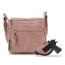 JessieJames Handbags Brooklyn Concealed Carry Lock and Key Crossbody
