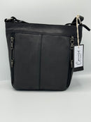 Concealed By Janko Anna Handbag – Tan Leather Basket Weave
