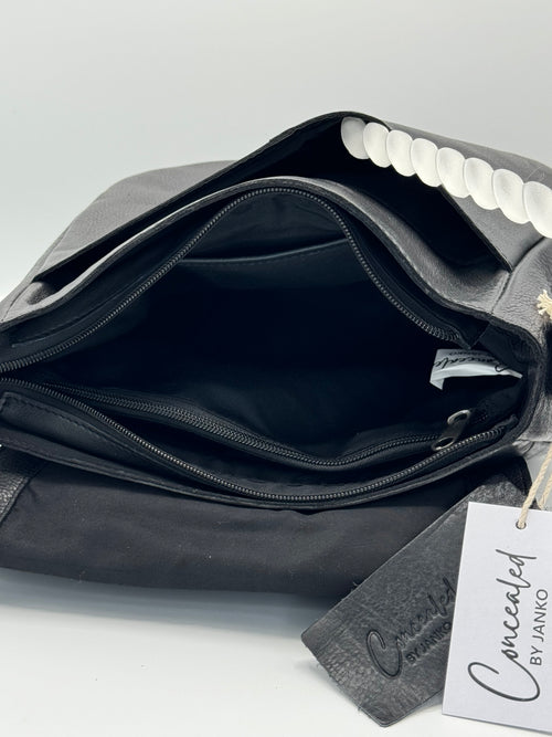 Concealed By Janko Hobo Style Flap Over Front