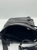 Anna Concealed Carry Handbag – Black Basket Weave Leather