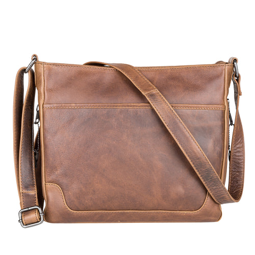 Concealed Carry Lydia Leather Crossbody by Lady Conceal