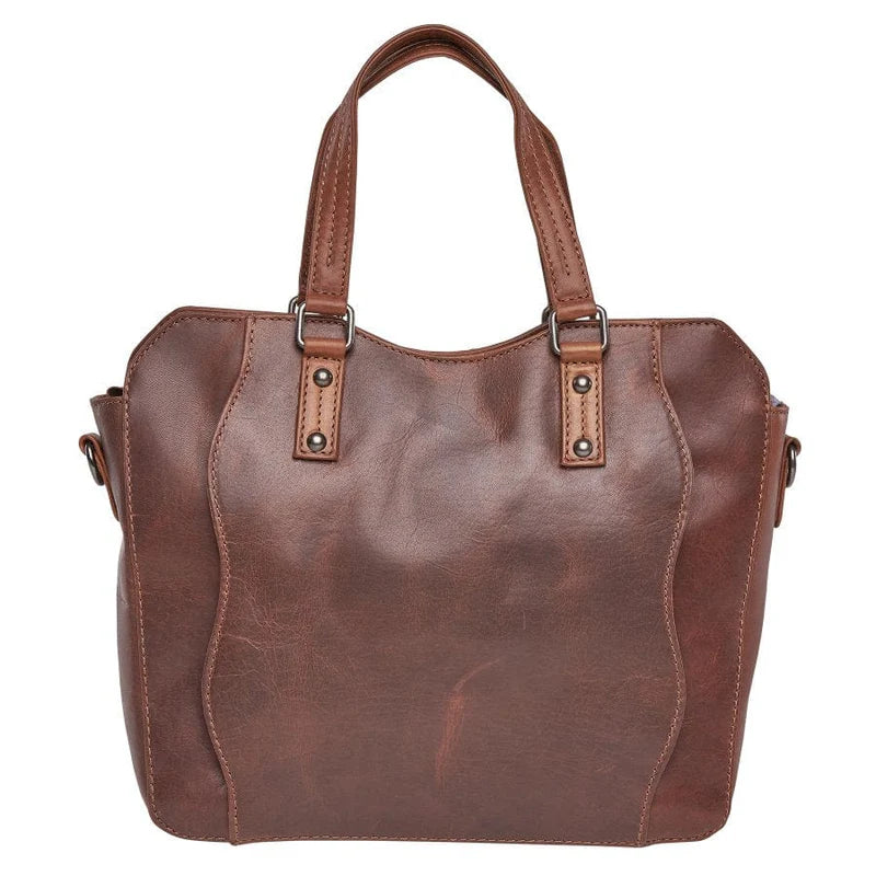 Concealed Carry Bethany Leather Satchel by Lady Conceal