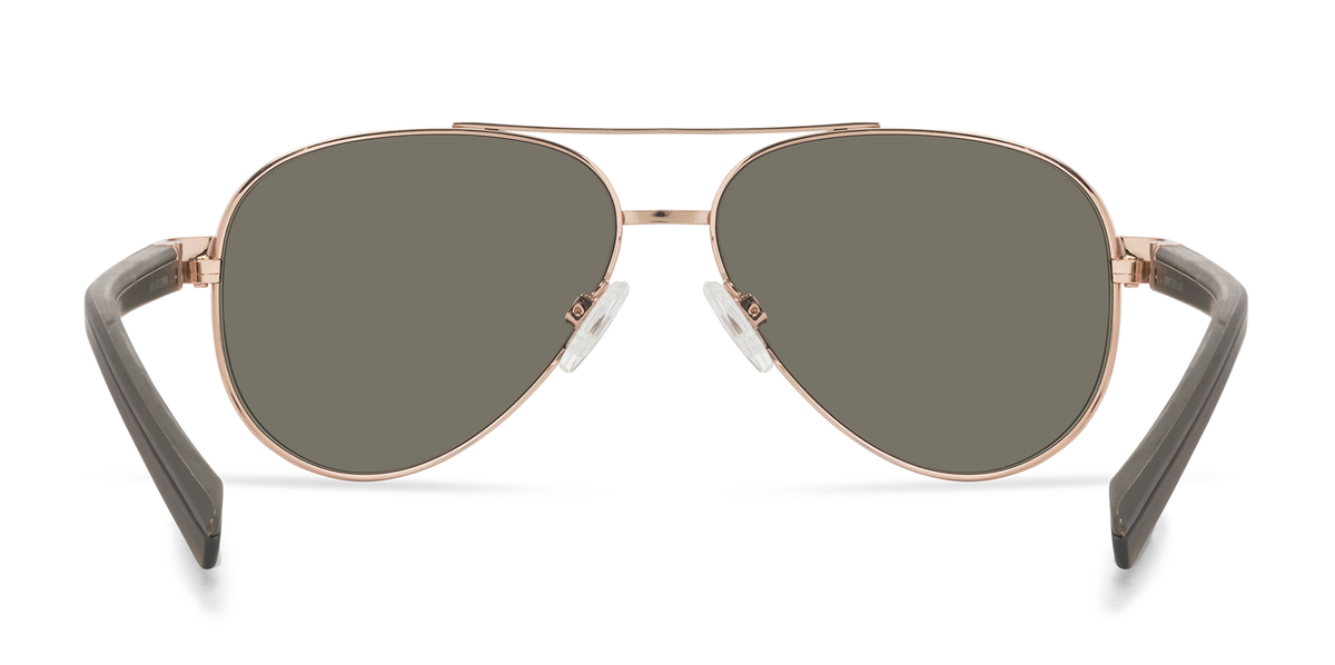 Loma Polarized Sunglasses – Rose Gold / Brown / Grey Pink Mirror
