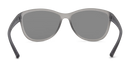 Mya Polarized Sunglasses – Satin Crystal Grey / Pink Lens