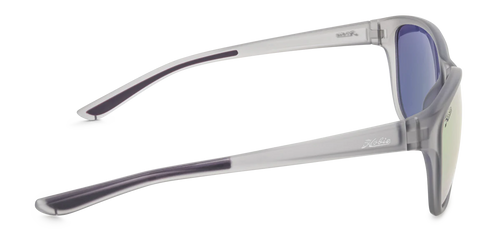 Mya Polarized Sunglasses – Satin Crystal Grey / Pink Lens