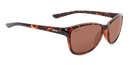 Mya Polarized Sunglasses – Shiny Tortoise / Copper with Silver Flash Mirror Lens