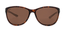 Mya Polarized Sunglasses – Shiny Tortoise / Copper with Silver Flash Mirror Lens