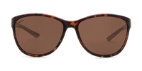 Mya Polarized Sunglasses – Shiny Tortoise / Copper with Silver Flash Mirror Lens