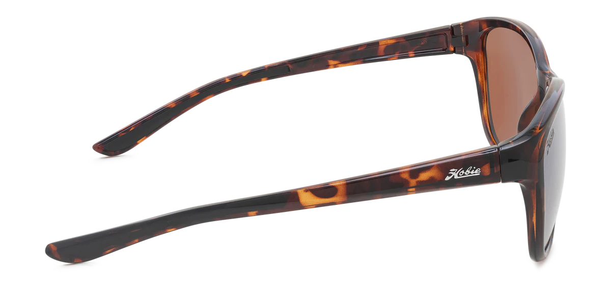 Mya Polarized Sunglasses – Shiny Tortoise / Copper with Silver Flash Mirror Lens