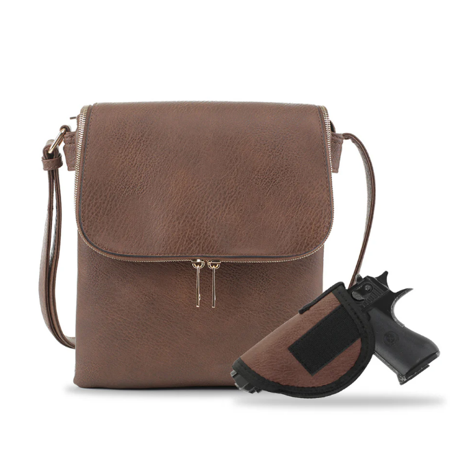 Cheyanne Concealed Carry Crossbody with Lock and Key