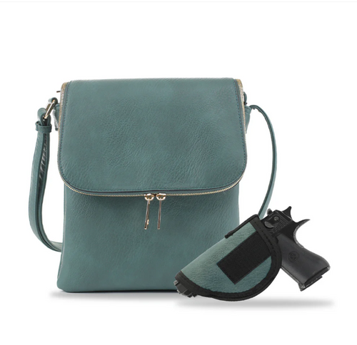 Cheyanne Concealed Carry Crossbody with Lock and Key